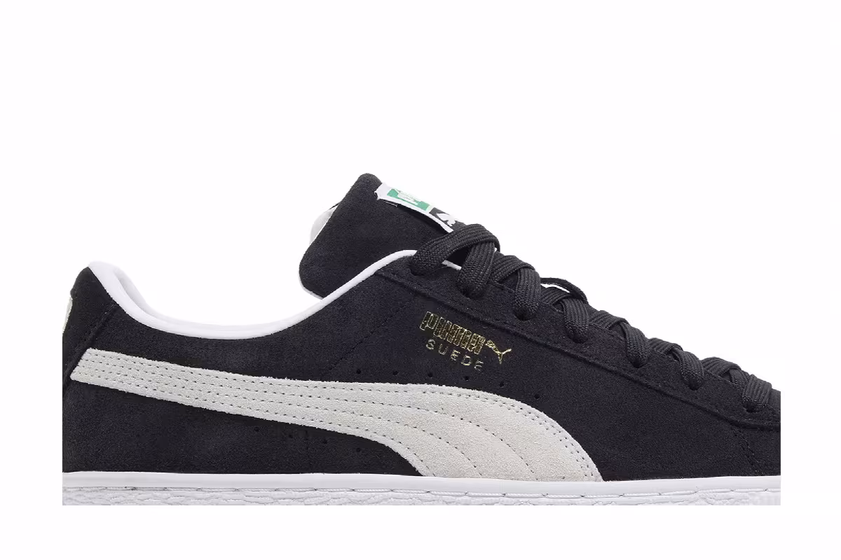 Puma Suede Classic 21 Black White, view 3