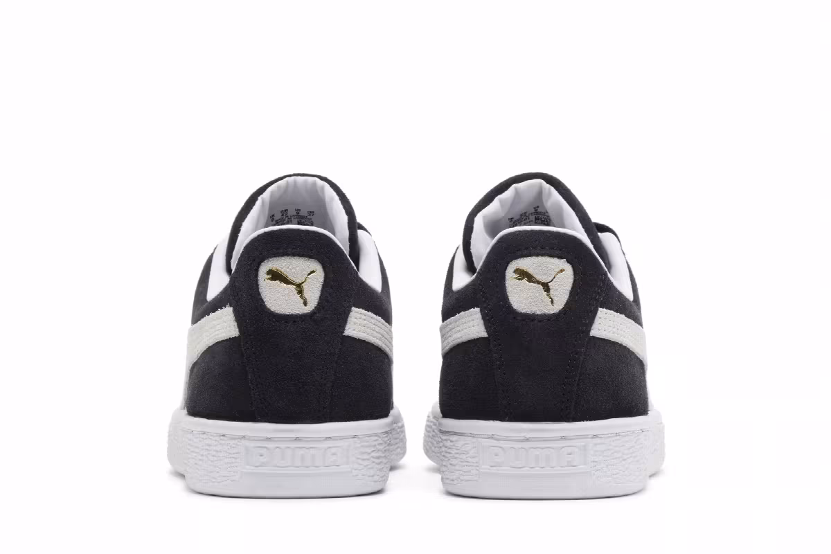 Puma Suede Classic 21 Black White, view 7