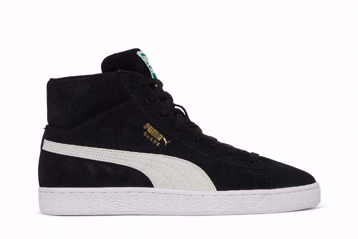Puma Suede Mid 21 Black, view 2