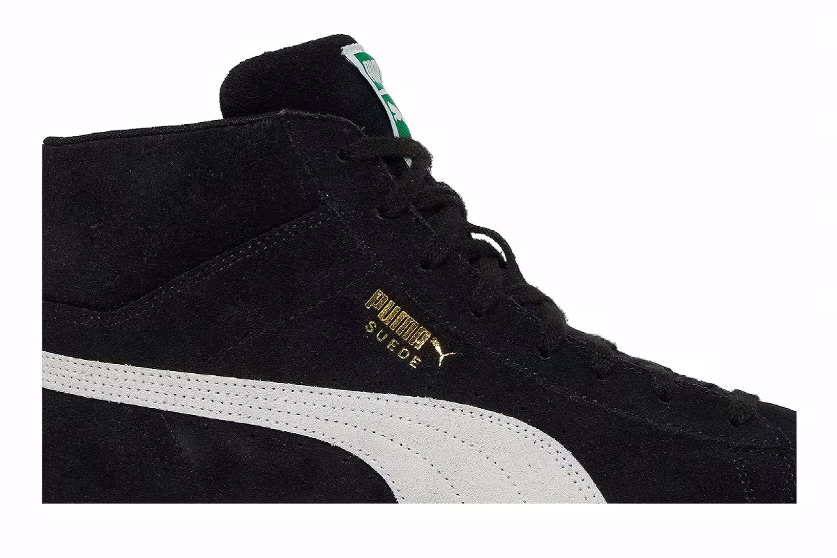 Puma Suede Mid 21 Black, view 3