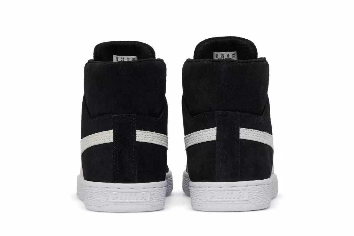 Puma Suede Mid 21 Black, view 7