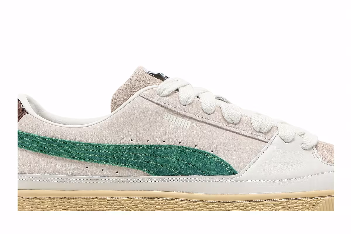 Rhuigi x Puma Suede White Juniper, view 3