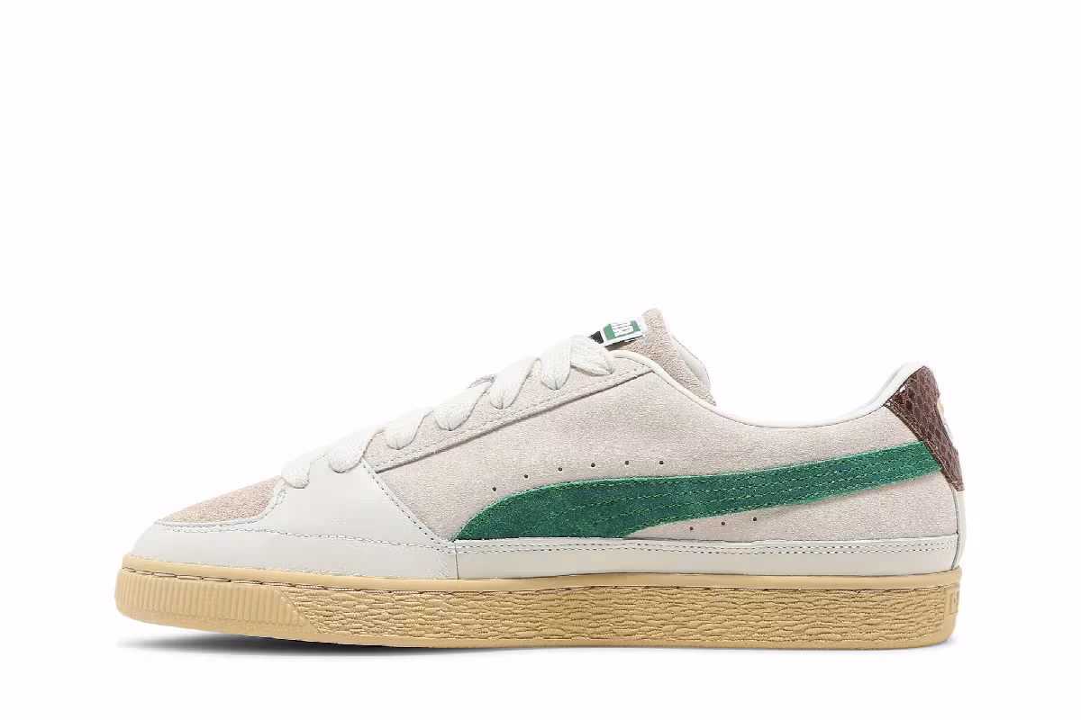 Rhuigi x Puma Suede White Juniper, view 4