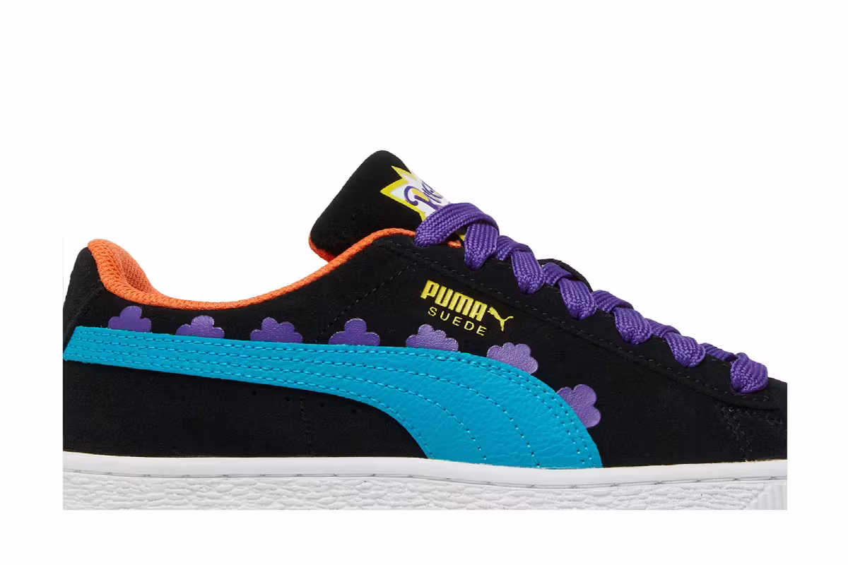 Rugrats x Puma Suede Jr Black Caribbean Sea, view 3