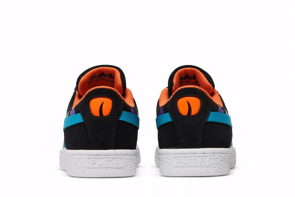 Rugrats x Puma Suede Jr Black Caribbean Sea, view 7