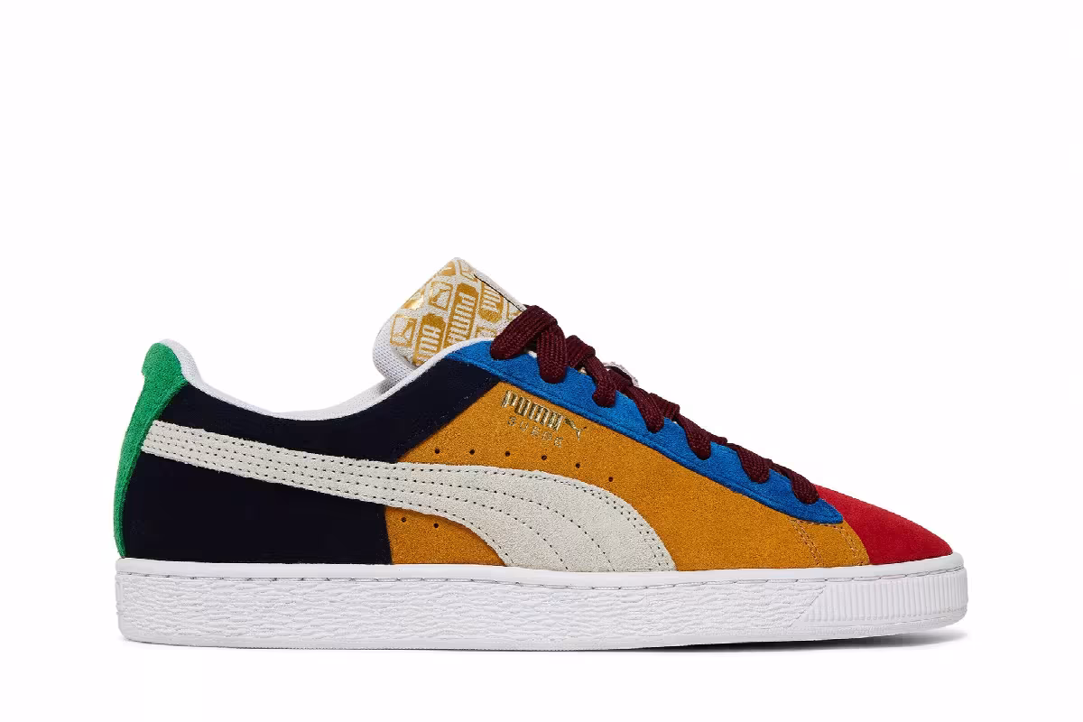 Puma Suede Classix High Risk Red Multi, view 2