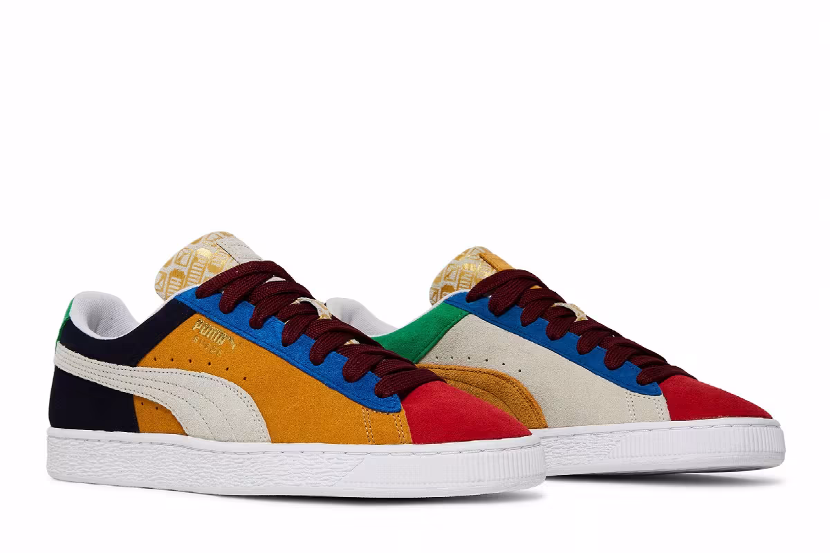 Puma Suede Classix High Risk Red Multi, view 9
