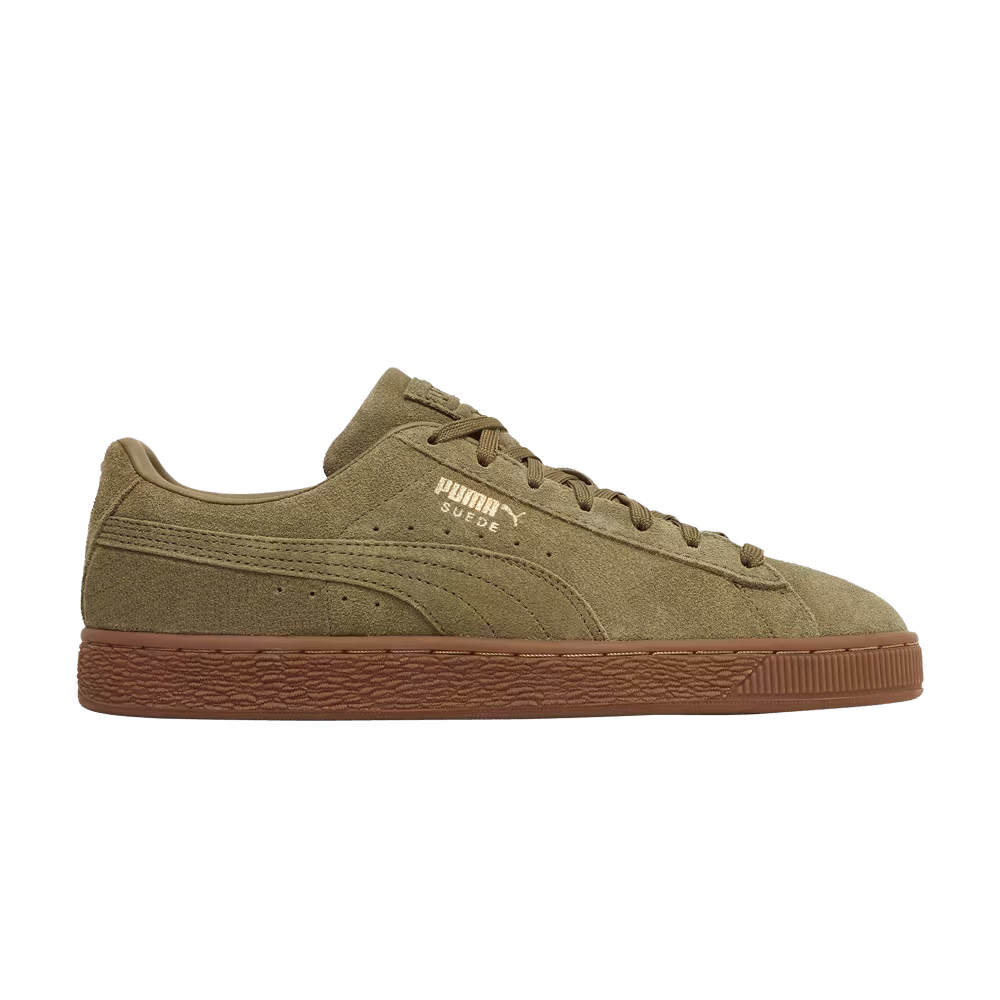 Puma Suede Burnt Olive Gum