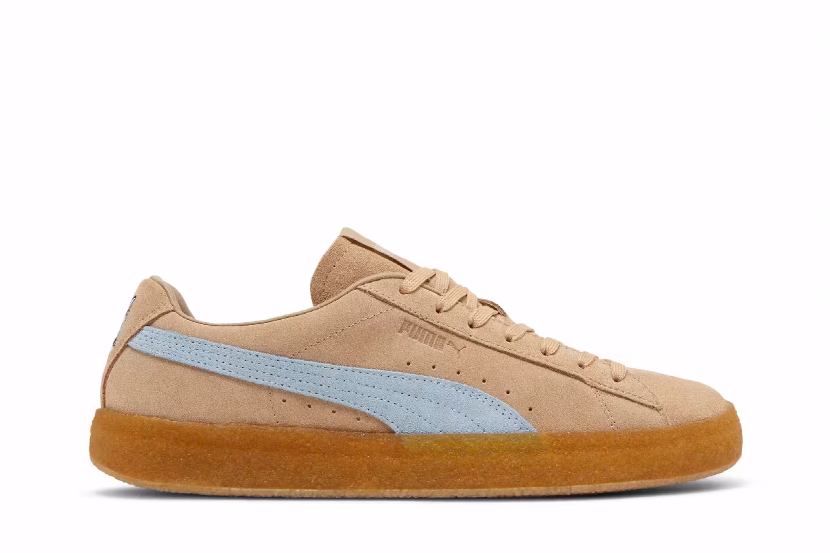 Maison Kitsune x Puma Suede Crepe Travertine Chambray Blue, view 2