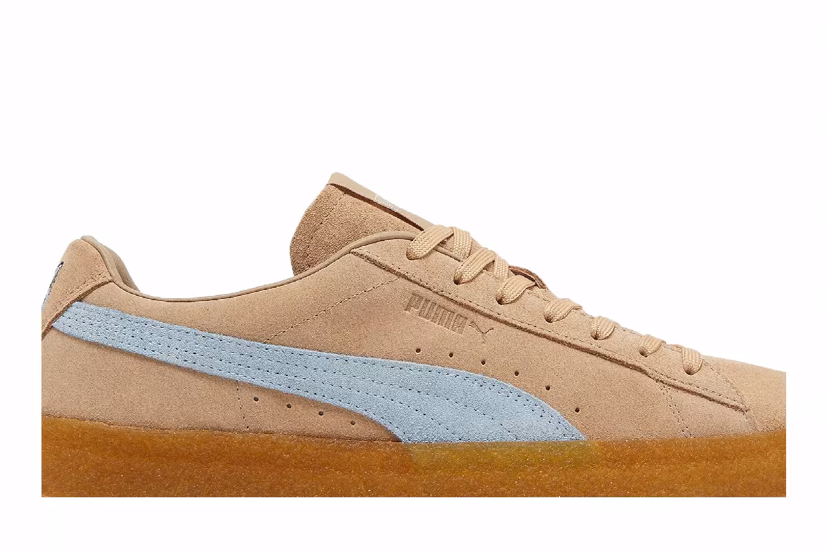 Maison Kitsune x Puma Suede Crepe Travertine Chambray Blue, view 3