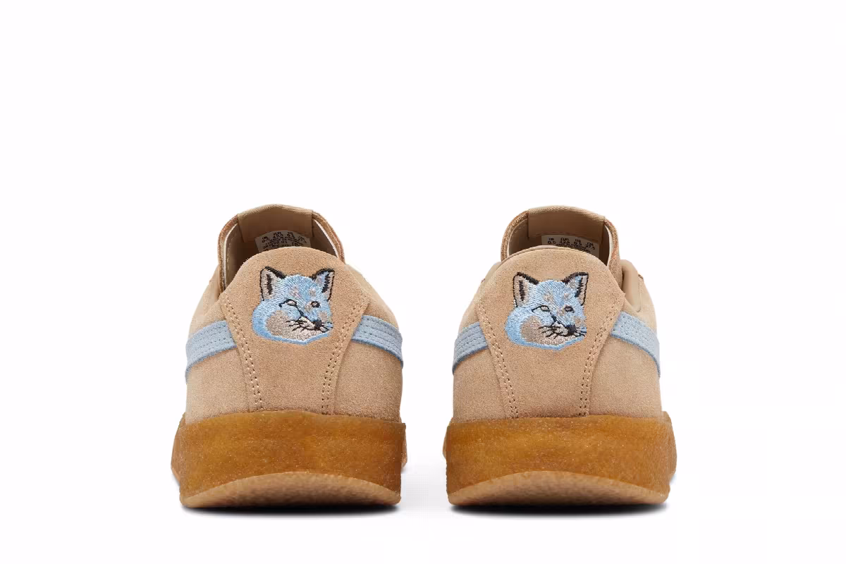 Maison Kitsune x Puma Suede Crepe Travertine Chambray Blue, view 7