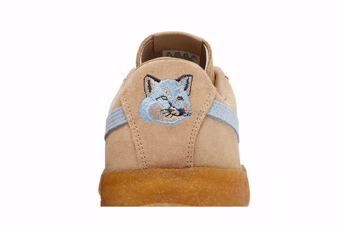 Maison Kitsune x Puma Suede Crepe Travertine Chambray Blue, view 8
