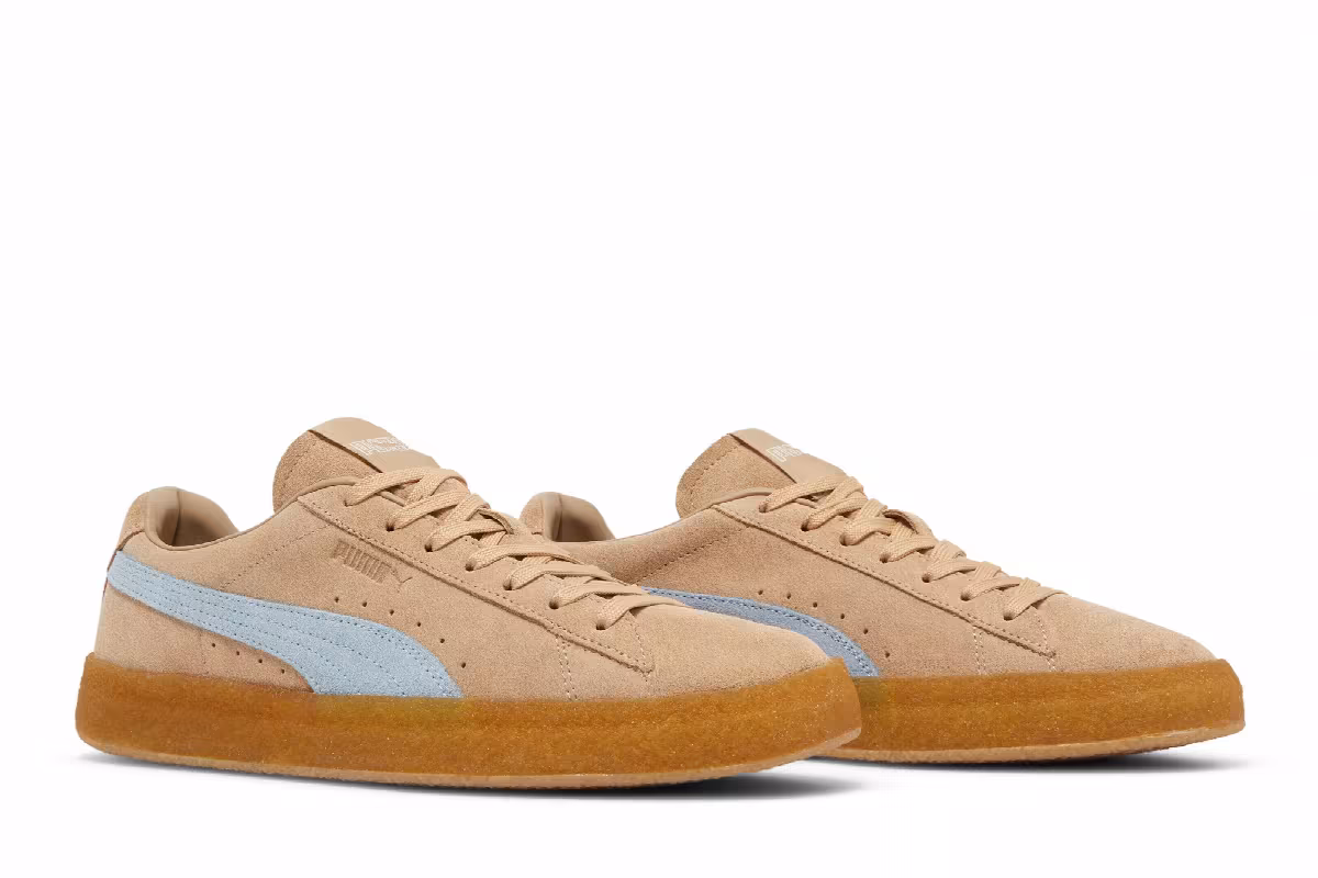 Maison Kitsune x Puma Suede Crepe Travertine Chambray Blue, view 9