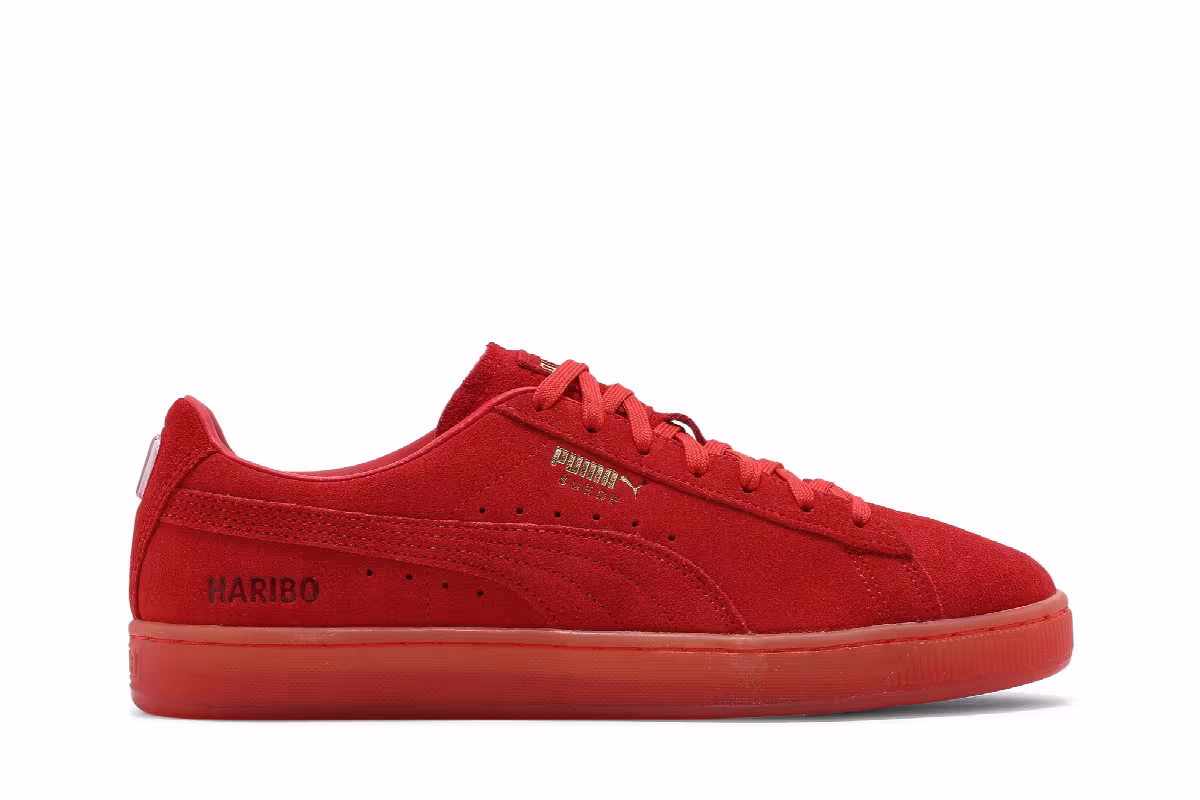 Haribo x Puma Suede Poppy Red, view 2