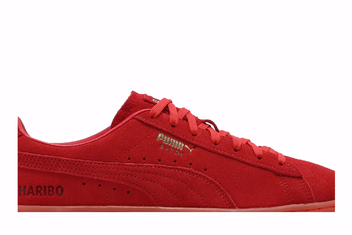 Haribo x Puma Suede Poppy Red, view 3
