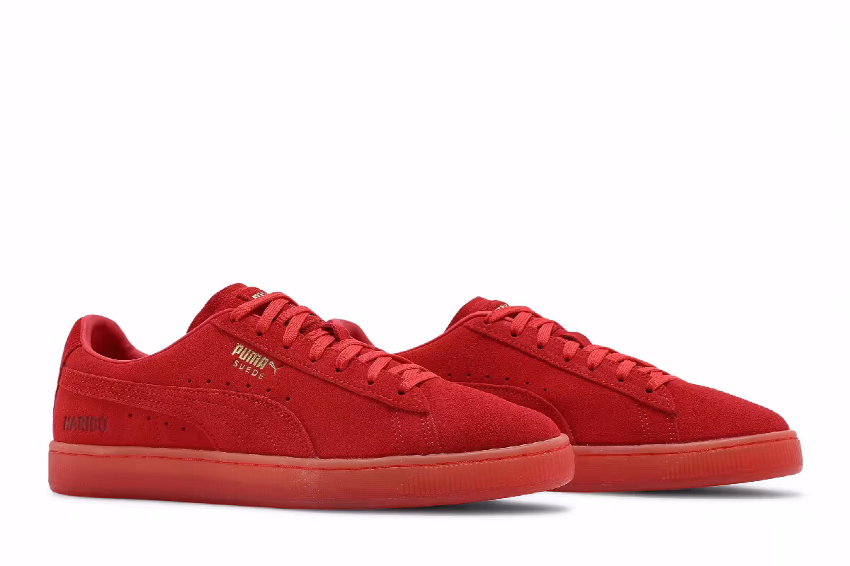 Haribo x Puma Suede Poppy Red, view 9
