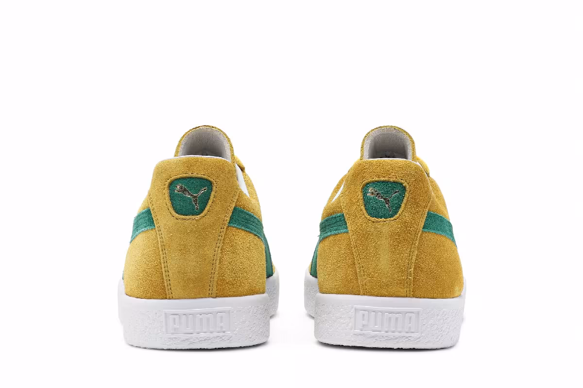 Puma Suede Vintage Made In Japan Spectra Yellow Amazon Green, view 7
