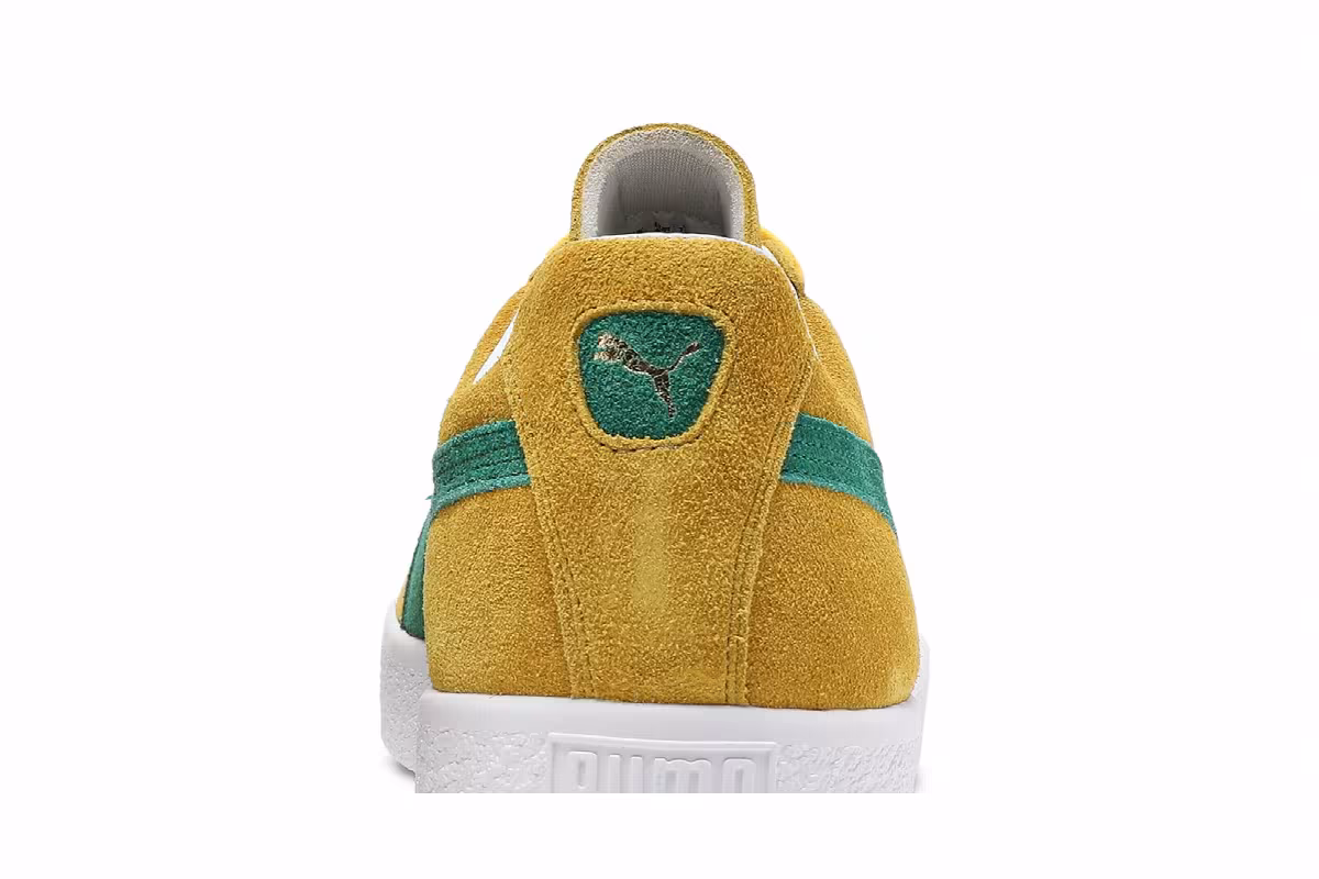 Puma Suede Vintage Made In Japan Spectra Yellow Amazon Green, view 8