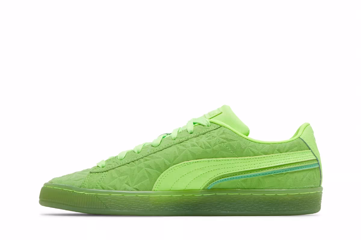 Puma Suede Triplex Mono Quake - Green Glare, view 4