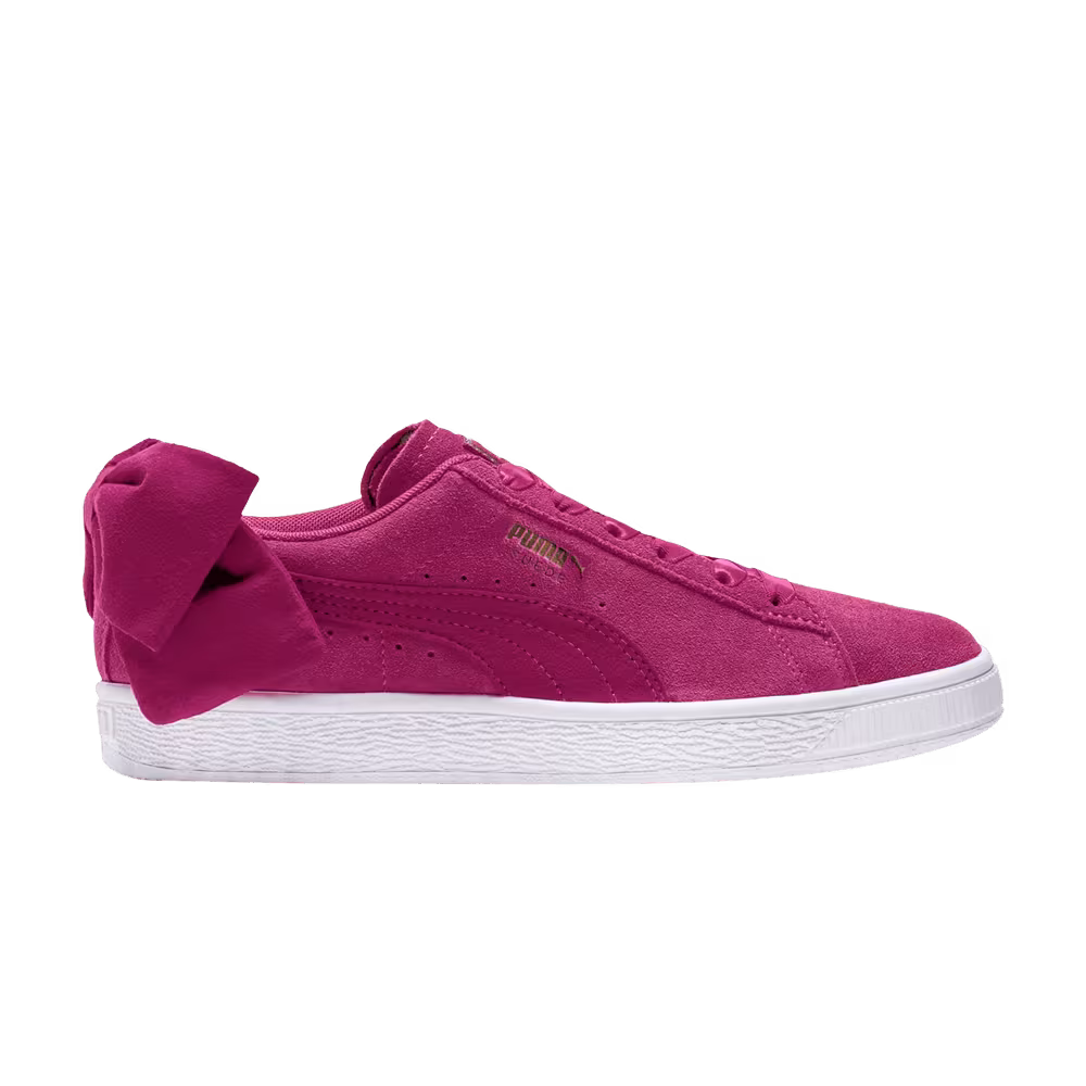 Puma Women's Suede Bow Magenta Haze