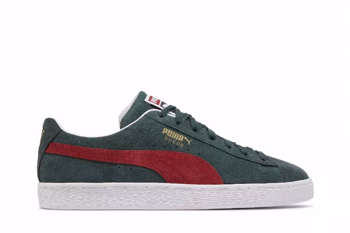 Puma Suede Classic 21 Green Gables Intense Red, view 2