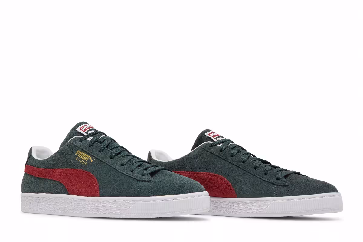 Puma Suede Classic 21 Green Gables Intense Red, view 9
