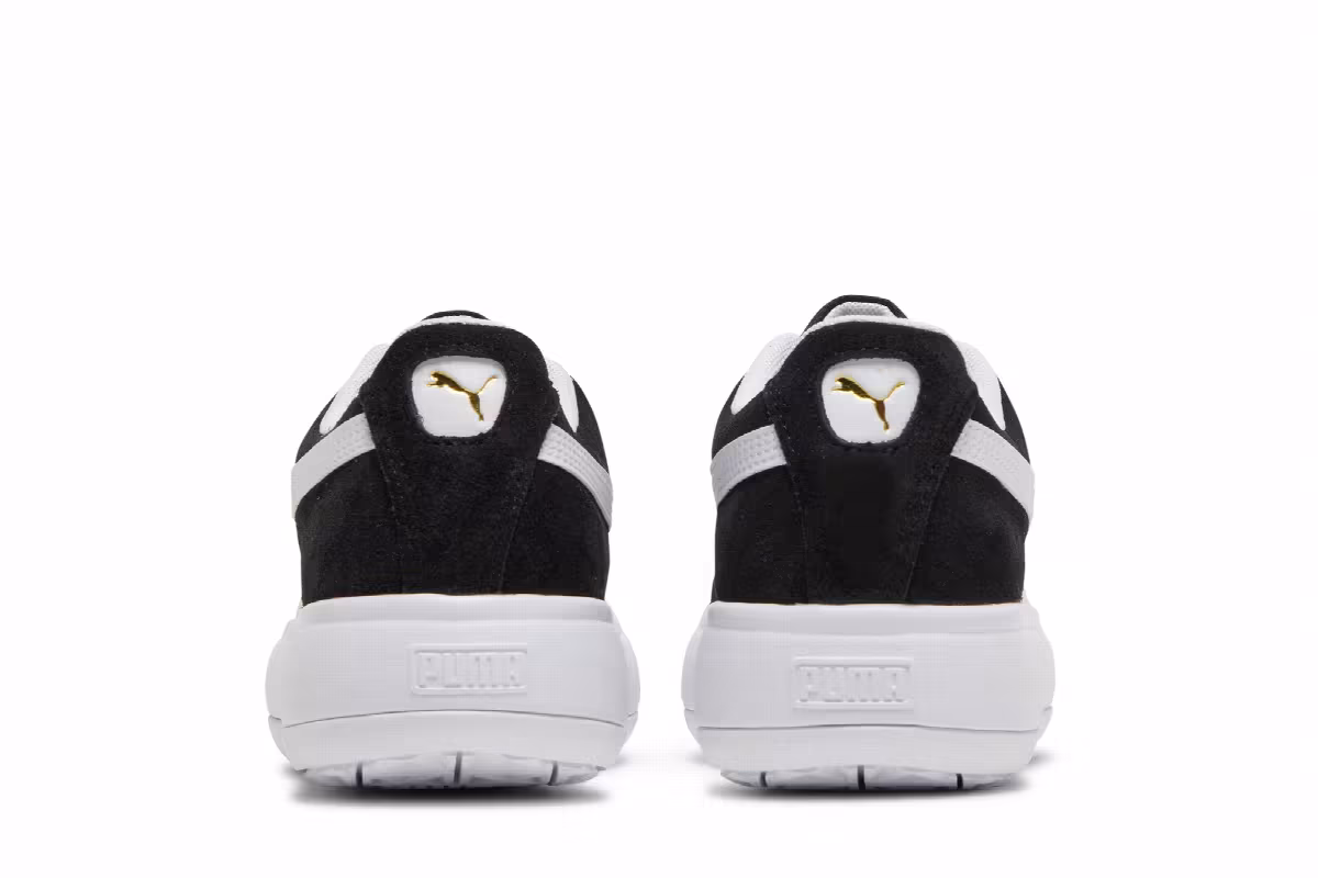 Puma Women's Suede Mayu Black White, view 7