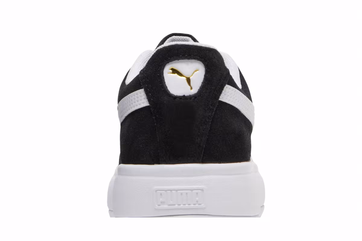 Puma Women's Suede Mayu Black White, view 8