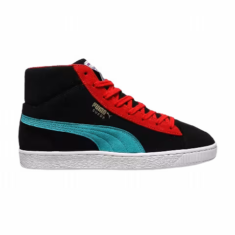 Puma Suede Mid 21 'Black Viridian Green Red'
