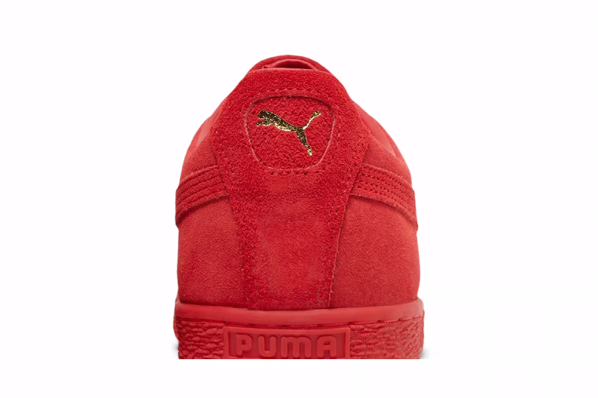 Puma Suede Mono 21 High Risk Red, view 8