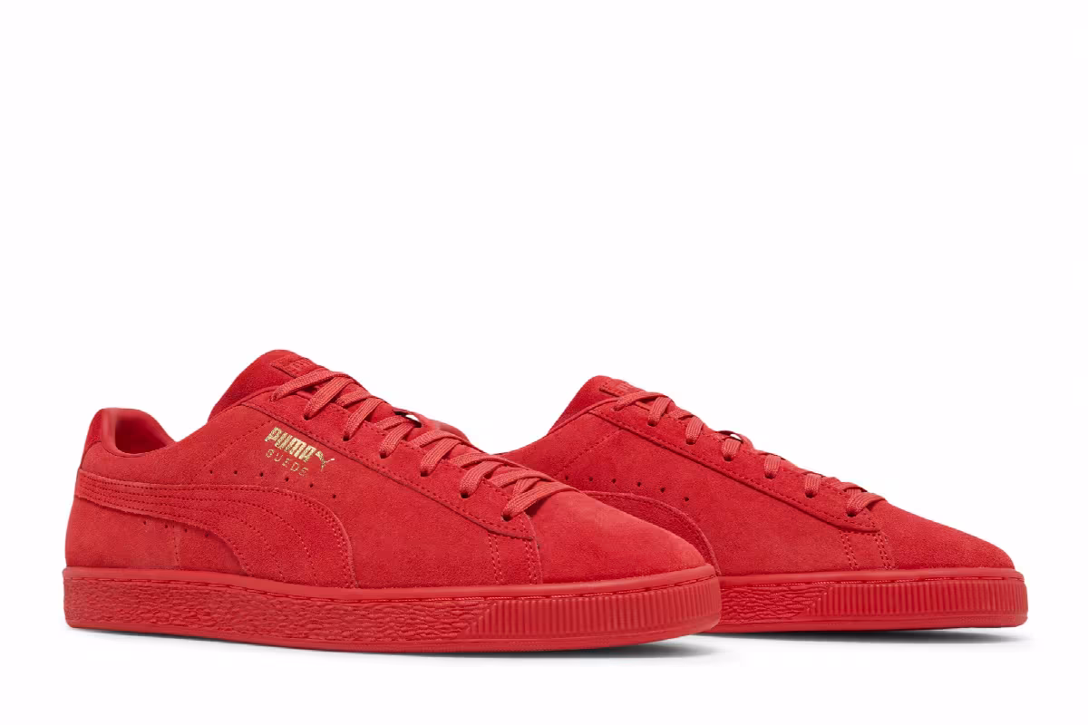 Puma Suede Mono 21 High Risk Red, view 9