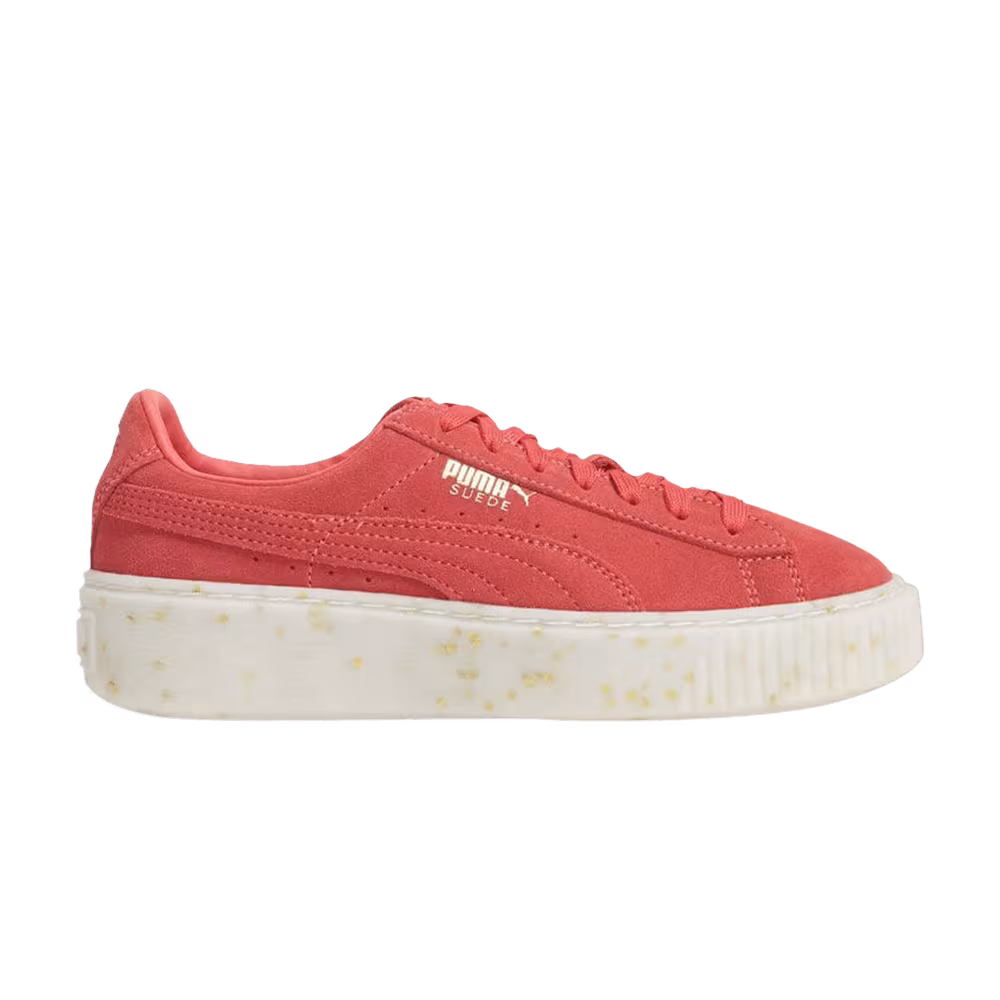 Puma Women's Suede Platform Celebrate - Paradise Pink