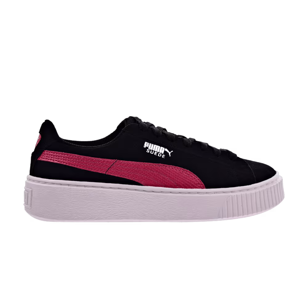 Puma Suede Platform Jr Snake - Black Love Potion