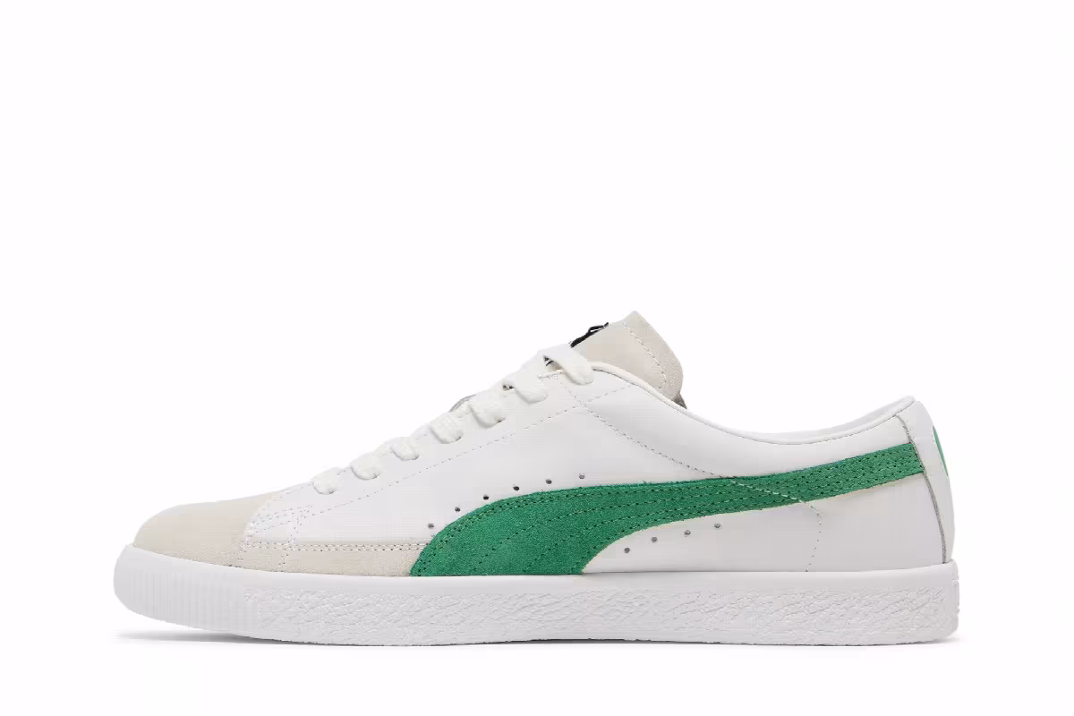 Puma Basket Vintage White Amazon Green, view 4