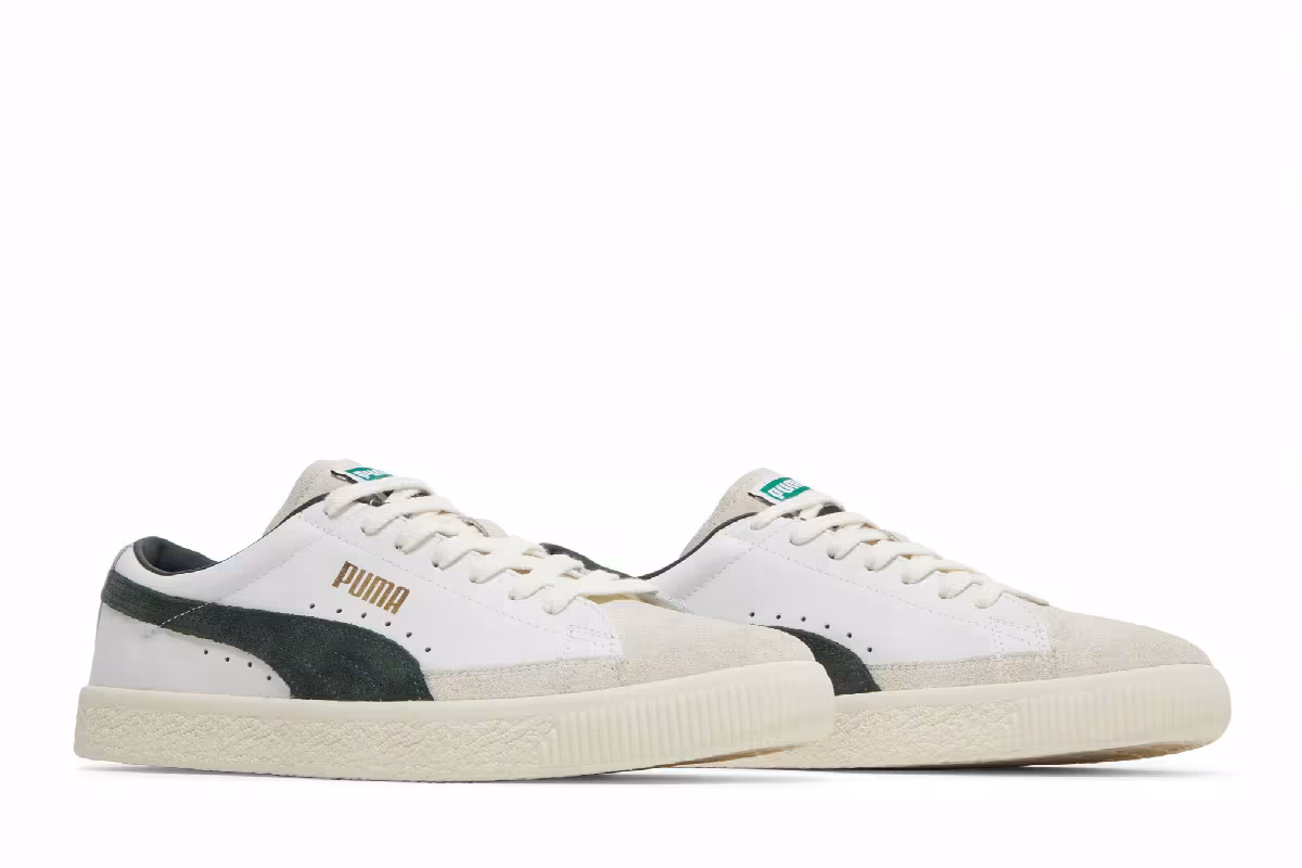 Puma Basket Vintage White Green Gables, view 9