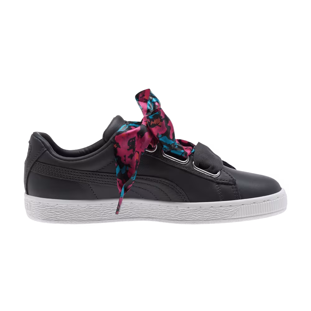 Puma Women's Basket Heart Wonderland - Ebony