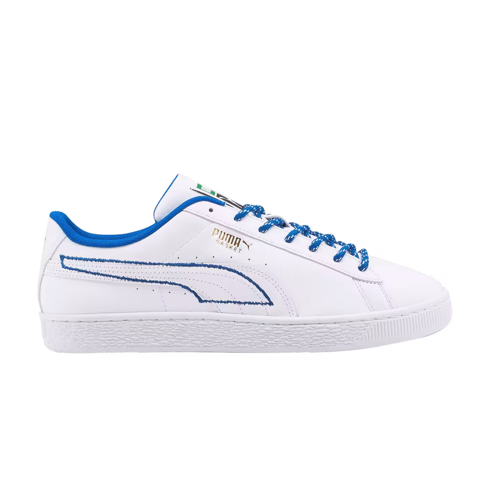 Puma Basket New Heritage White Royal