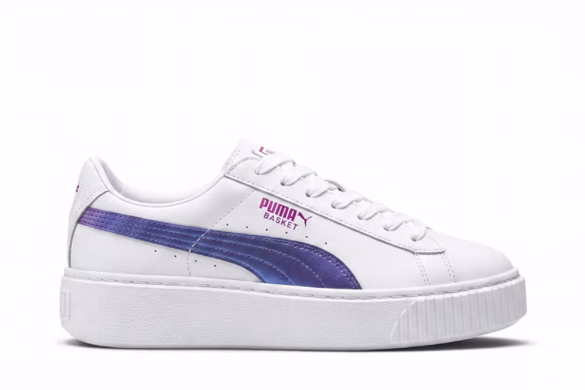 Puma Basket Platform Jr Rainbow, view 2