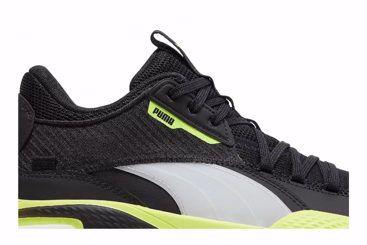 Puma Court Rider Black Yellow Alert, view 3