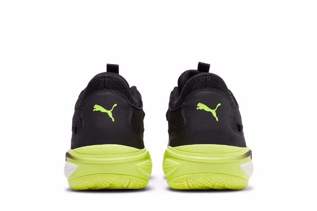 Puma Court Rider Black Yellow Alert, view 7