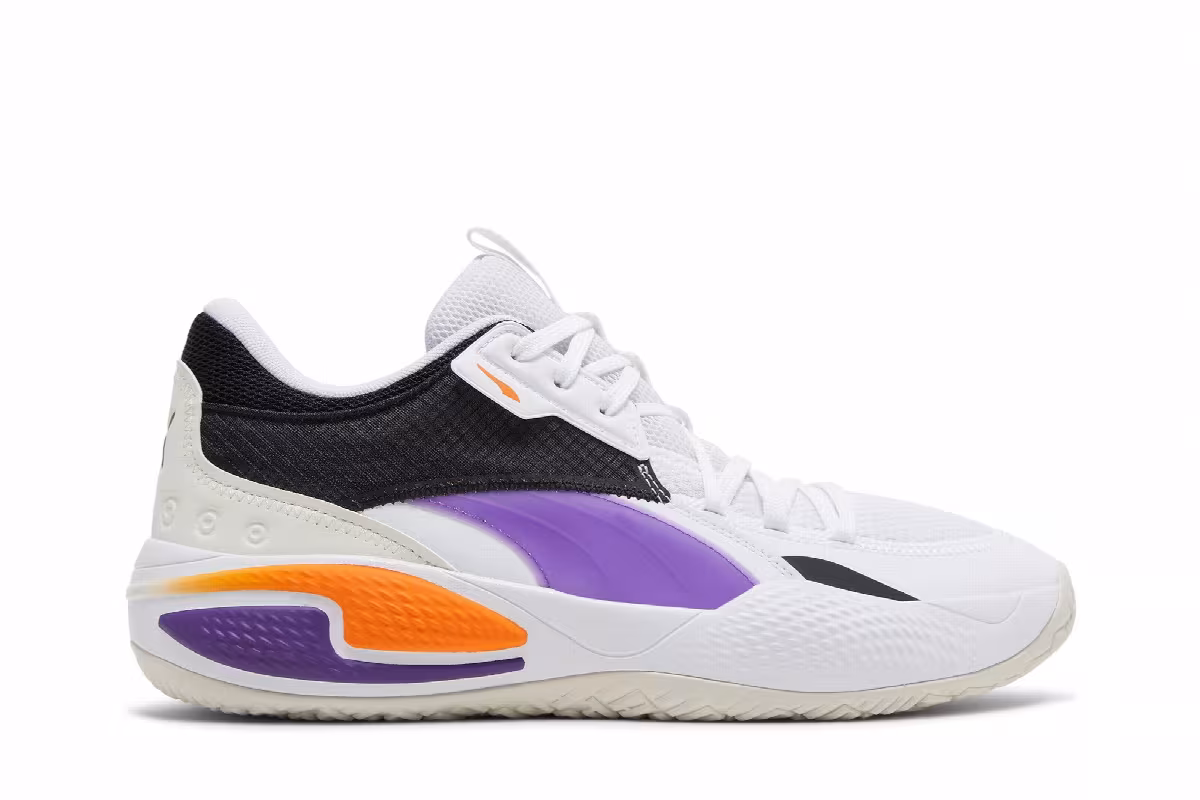 Puma Court Rider I White Prism Violet, view 2