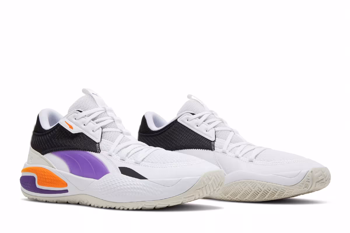 Puma Court Rider I White Prism Violet, view 9