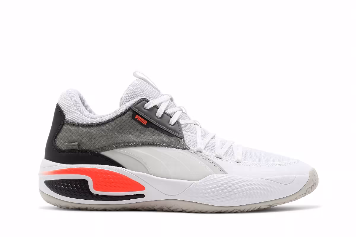 Puma Court Rider White Energy Red, view 2