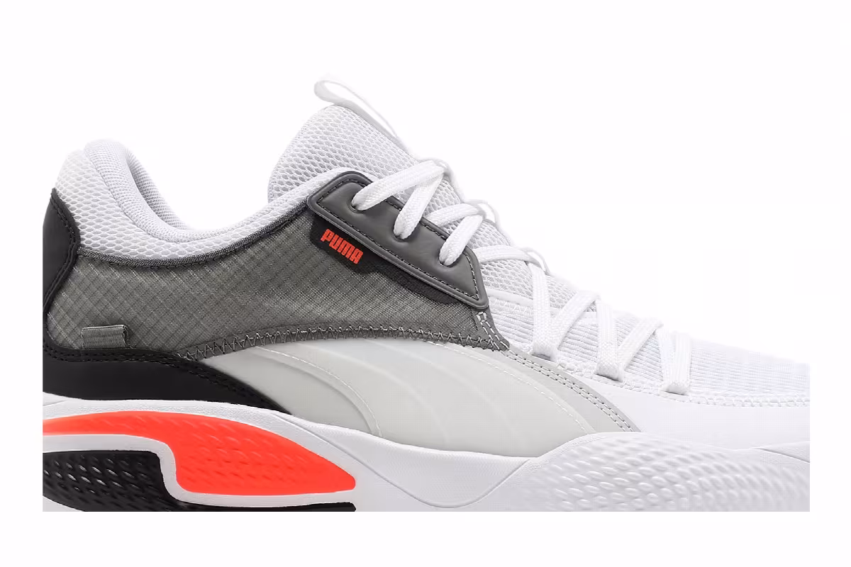 Puma Court Rider White Energy Red, view 3