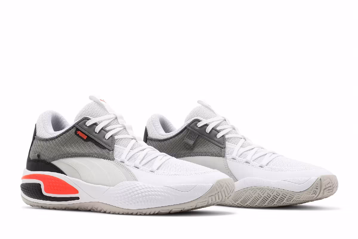 Puma Court Rider White Energy Red, view 9