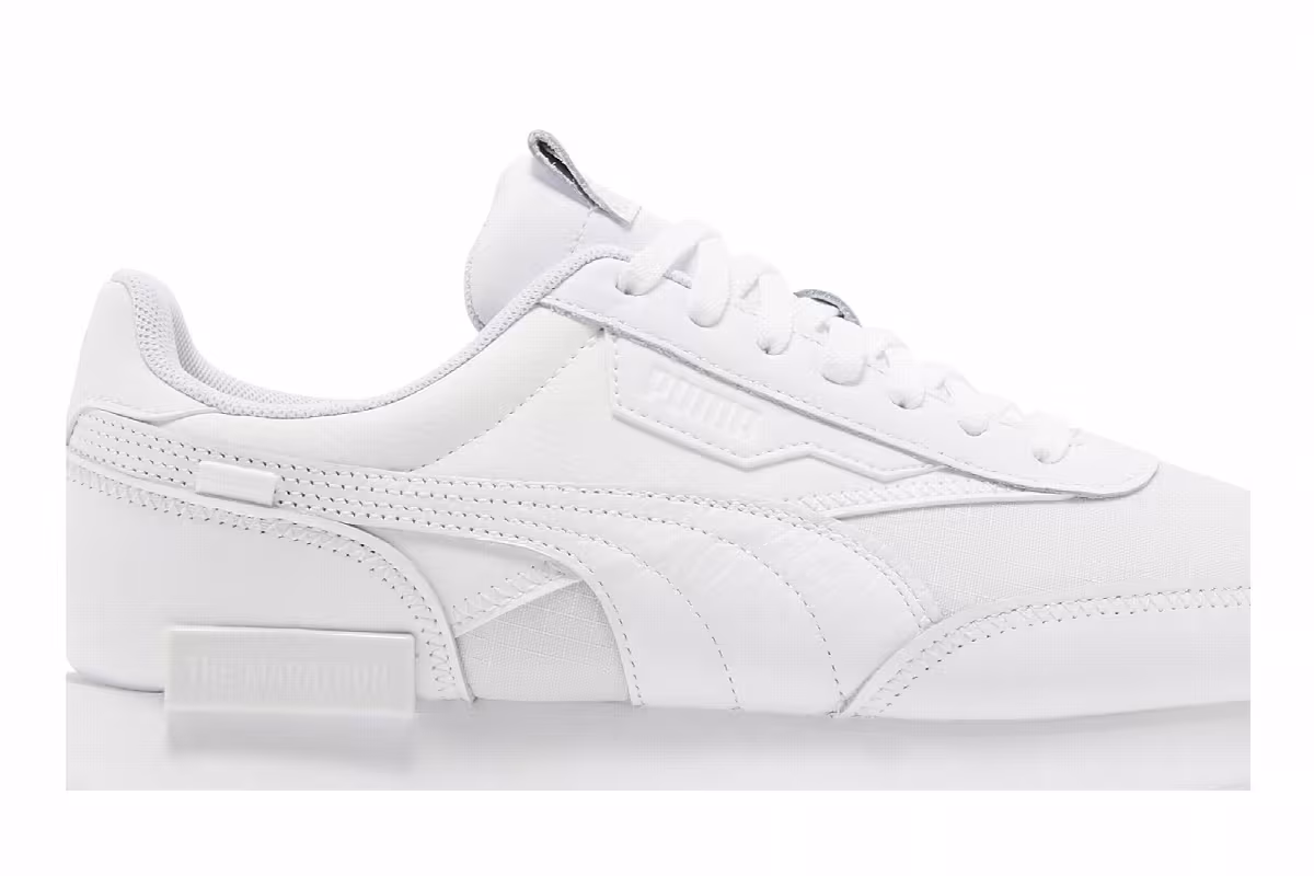 TMC x Puma Future Rider Triple White, view 3