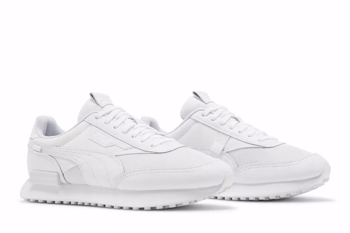 TMC x Puma Future Rider Triple White, view 9