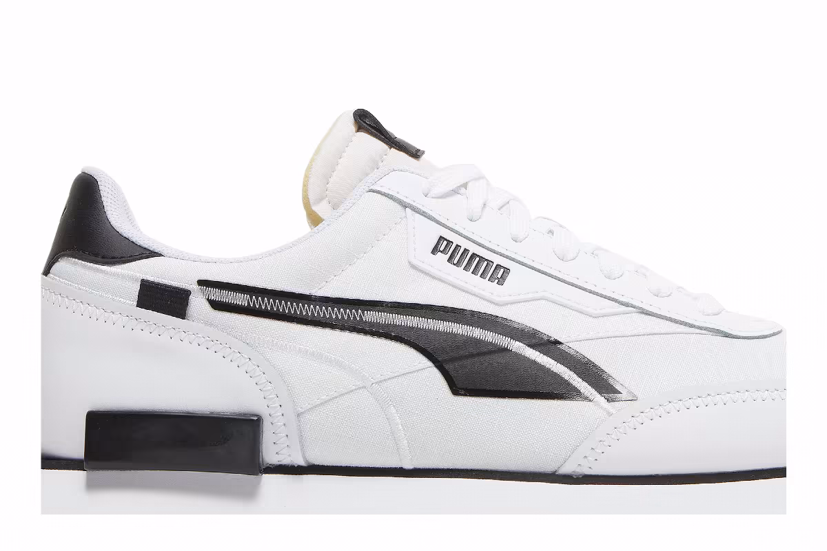 Puma Future Rider Twofold White Black, view 3