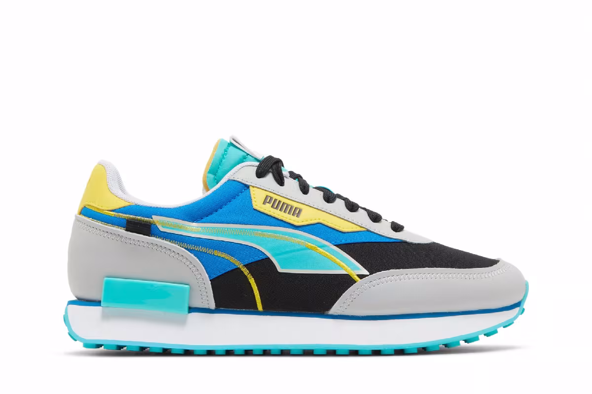 Puma Future Rider Twofold Grey Violet Future Blue, view 2