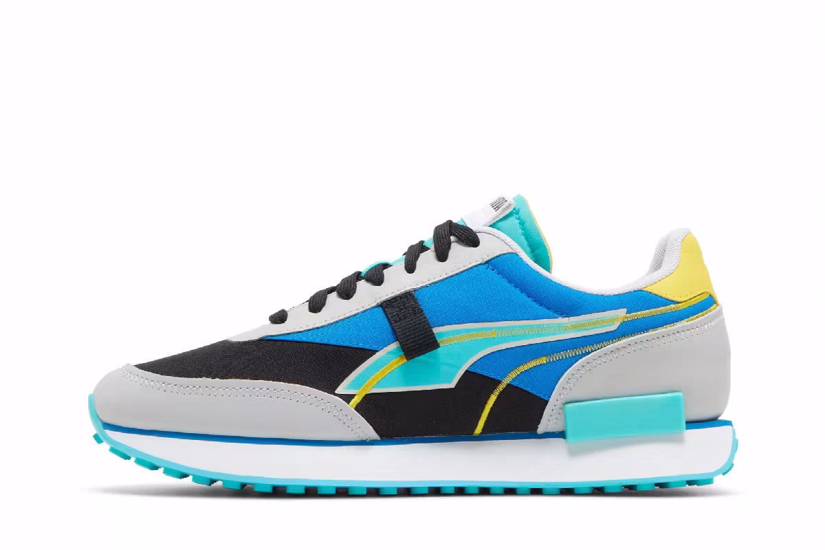 Puma Future Rider Twofold Grey Violet Future Blue, view 4